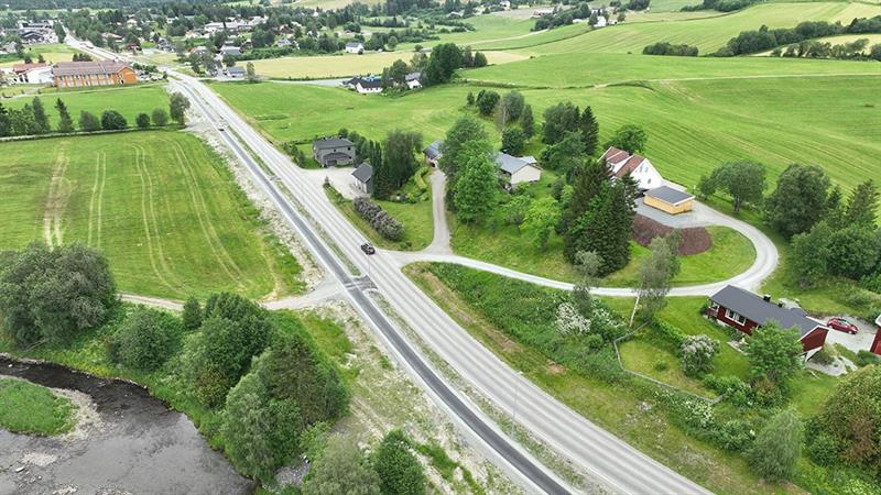 Gang- og sykkelveg Høylandet. Bilde